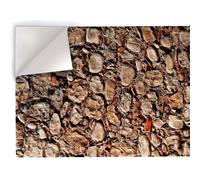 Muro Pietre e Cocci - Pellicola stampata adesiva in PVC finitura opaca