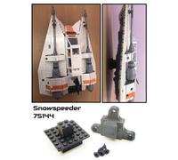 Muro Supporto Display per lego Star Wars Ucs Ultimate Collettore Snowspeeder