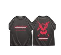 MURQ AZ The World EP Fin Will Tour T-Shirt Support Maglietta Stampata Maglietta Larga in Cotone Streetwear(Metallic,S)