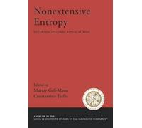 Murray Gell-Mann Nonextensive Entropy (Tascabile)