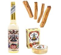 Murray & Lanman - Profumo Originale del Perù (ACQUA DI FLORIDA 270ML + SAPONE FLORIDA + 4 LEGNETTI PALO SANTO PREMIUM - KIT)