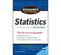 Murray Spiegel David Li Schaum's Easy Outline of Statistics, Second (Tascabile)