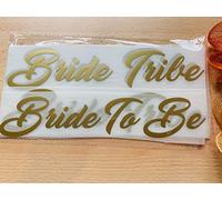 Murrielle Squadra Sposa Bridesmaid, The Bride, Team Bride Iron On T-shirts Transfer Vinyl Wedding Party Ideas Gift Ideas Gift Gift Ideas (4 Bride Tribe + 1 Bride To Be)