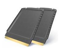 Murska Raschietto per parabrezza auto - Veloce e semplice - 2 pezzi 4 in 1 Raschietto per ghiaccio in ottone - Premium HIPS - Lama in ottone - Guarnizione in gomma - Pratico raschietto dalla Finlandia