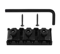 Murtenze Dado di bloccaggio in metallo per chitarra da 42 mm, parti di chitarra, dado bloccato per chitarra elettrica Floyd Rose Style tremolo Double Lock System (nero)