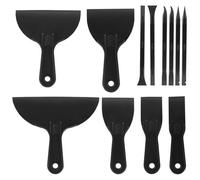 Murtenze Set di 12 coltelli in plastica, coltello multiuso per stucco, raschietti, stampa 3D, carta da parati, cartongesso, manico in polipropilene