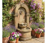 MURUL Fontana da giardino in stile antico, con design ad arco, 230 V, per giardino, terrazza e balcone