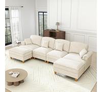 MURUL Parola chiave + dimensioni: 75 x 25 pollici divano modulare classico in ciniglia.