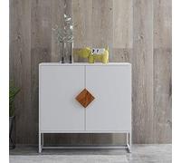 MURUL Solid Wood Credenza a 2 porte Square Shape Handle