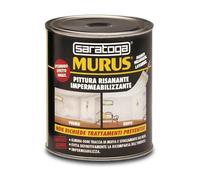 Murus 1lt pittura bianca lavabile risanante impermeabilizzante per interni ed es