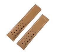 MURVE 20mm 22mm 24mm Genuino Frosted Cinturino In Pelle Per TAG Cinturino Per HEUER CARRERA AQUARACER Monaco F1 Cinturino Della Vigilanza Del Braccialetto Fibbia, 22mm, Agata