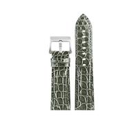 MURVE 23 millimetri coccodrillo Cinturino Per Blancpain 5000 5015 Fathoms Guarda Nero Blu Morbido Cinturino Fibbia Pieghevole, 23mm, Agata