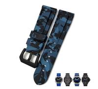 MURVE Cinturino in gomma da 22 mm, 24 mm, 26 mm, per cinturino sportivo mimetico impermeabile colorato, 26mm, Agata