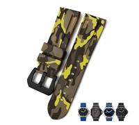 MURVE Cinturino in gomma da 22 mm, 24 mm, 26 mm, per cinturino sportivo mimetico impermeabile colorato, 22mm, Agata