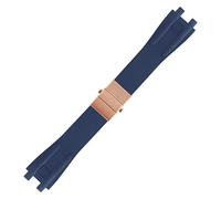 MURVE Cinturino in gomma siliconica per orologio Ulysse Nardin Sport all'aria aperta, impermeabile, cinturino da polso di ricambio per orologi, 26mm, Agata