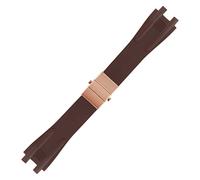 MURVE Cinturino in gomma siliconica per orologio Ulysse Nardin Sport all'aria aperta, impermeabile, cinturino da polso di ricambio per orologi, 26mm, Agata