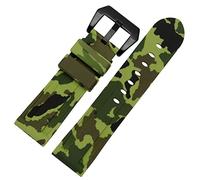 MURVE Cinturino in silicone Per PAM111 386 441 serie cinturini da polso 20mm 22mm 24mm 26mm impermeabile sport camouflage braccialetto, 22mm, Agata