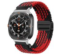 MURVE Cinturino Per Galaxy Watch Ultra Strap 47mm Accessori Bracciale sportivo intrecciato in nylon magnetico Correa Galaxy Watch 7 Ultra Band(Z-BR)