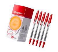 MURYE 50 penne a sfera da 0,7 mm, penne a sfera a lunga durata, per uso quotidiano, scrittura liscia, penne a olio, di lusso, business