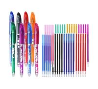 MURYE 8 colori 0,5 mm penna gel cancellabile con ricariche ad asciugatura rapida inchiostro gel neutro scrittura forniture scuola ufficio