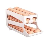 MURYE Design efficiente del contenitore per uova da utilizzare in frigorifero con vassoi a prova di rottura e supporto per uova per frigorifero con gestione dello spazio
