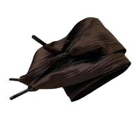 MURYE Lacci per scarpe da donna in raso decorativi larghi pieghettati fiocchi increspati stringhe per scarpe per mocassini appartamenti scarpe da ginnastica accessori per lo styling lacci delle scarpe