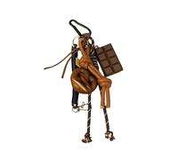 MURYE Pratico porta sacchetti con ciondolo a forma di bagel e cioccolatini, accessorio per aggiungere un tocco di creatività a qualsiasi zaino alla moda, 03style