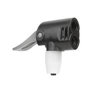 MURYE Valvole adattatore per pompe ad aria a doppia testa Adattatore per tubi per ugelli per biciclette Adattatore per tubo flessibile per bici da strada Parti di gonfiaggio per biciclette Ugello per