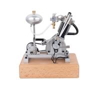 MUSA Hoglet V1 Engine, Single-Cylinder 4-Stroke Realistic Motorcycle Kick Start Internal Combustion Engine Model, Gifts for Science Engineering Enthusiasts (RTR)