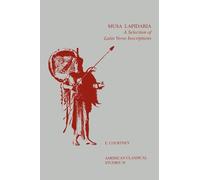 Musa Lapidaria: A Selection of Latin Verse Inscriptions