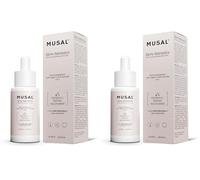 MUSAL Siero Viso Antirughe e Occhiaie con Acido Ialuronico, Vitamina C e Bava di Lumaca Bio, Rimpolpante e idratante Made In Italy 50ML (Confezione da 2)
