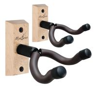 Musbeat porta chitarra da muro, supporto chitarra muro, appendi chitarra da muro, appendi chitarra a parete per chitarra acustica, elettrica, basso o banjo, porta chitarra da muro in legno di faggio