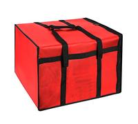 musbus Borsa termica da 40 litri per la consegna di cibi caldi, ideale per i conducenti della pizza isolata, mantiene il cibo caldo o freddo da asporto fast food, Rosso,