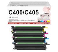 MUSCAN Unità tamburo C400 C405 108R01121, confezione da 4, per stampanti Phaser 6600 Workcentre 6605 6655 Versalink C400 C405 (BK/C/M/Y)