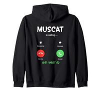 Muscat Sta chiamando e Devo Andare in Oman in Viaggio Felpa con Cappuccio