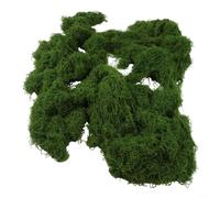 Muschio artificiale realistico, 500 g, per paesaggistica fai da te: pianta verde finta setosa, decorazione per bonsai, ghirlande, modellismo e fioriere da interni (verde chiaro)