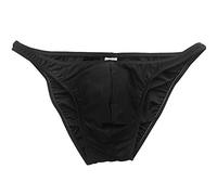 Muscle Alive Uomo Bodybuilding Concorso Fisico Concorrenza Posing Trunk Palestra Pantaloncini Nylon e Spandex P2 Nero XXL