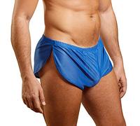 Muscle Alive Uomo Estremo Maglia Pantaloncini con Grande Diviso Lati Intimo Boxers Slip Shorts