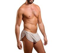 Muscle Alive Uomo Estremo Maglia Pantaloncini con Grande Diviso Lati Intimo Boxers Slip Shorts