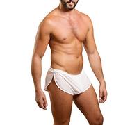Muscle Alive Uomo Estremo Maglia Pantaloncini con Grande Diviso Lati Intimo Boxers Slip Shorts