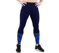 Muscle Alive Uomo Palestra Bodybuilding Compressione Gambale Collant Allenarsi Fitness Pantaloni Livello Base Freddo Secco