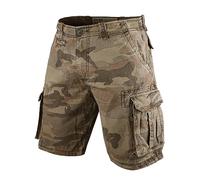 Muscle Alive Uomo Vintage Cargo Shorts Gli Sport Bermuda Campeggio Escursionismo Camuffare Pantaloncini Cotone
