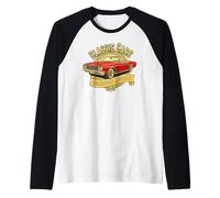 Muscle Cars American Classic Maglia con Maniche Raglan
