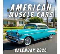 Muscle Cars Calendar 2026: American Speed & Iconic Design
