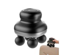 Muscle Massager, 4 Heads Massage Equipment, 9 Speeds Electric Handheld Device, Portable Multifunctional Massager, Comfort Tool for Hip, Waist, Leg, Shoulder, Home, 5.51x4.61x4.61 Inches