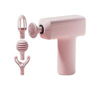 Muscle Massager, Fascia Relaxation Device, Rechargeable Deep Tissue Massager, Quiet, Interchangeable Heads Portable Compact Ideal for Gym, Sports, Home, Travel, Workplace