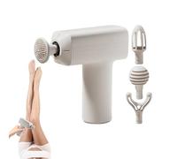 Muscle Massager, Rechargeable Fascia Relaxation Machine, 4.49x5.91x1.97 Inches Portable Travel Massage Device with Interchangeable Heads for Gym, Sports Recovery and Home