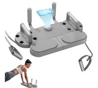 Muscle Max Push Up Board - ABS TPE Metal 59x36x5cm | Multifunctional Pushup Training System Fitness Equipment | Color Coded Muscle Target Workout Board With Resistance Bands For Home Gym Use