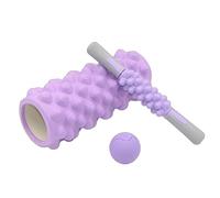 Muscle Roller Foam, palla stick ad alta densità, set di rulli in schiuma per pilates, per casa, viaggi, dormitorio, yoga, pilates, allenamento della , relax