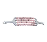 Muscle Roller Stick, Four Row Massage, Deep Tissue Body Massager, Portable Yoga Stick Back Shoulder Neck Relief Roller for Fitness Workout Travel Workplace Training Athletes Teenagers Use 46x8 cm